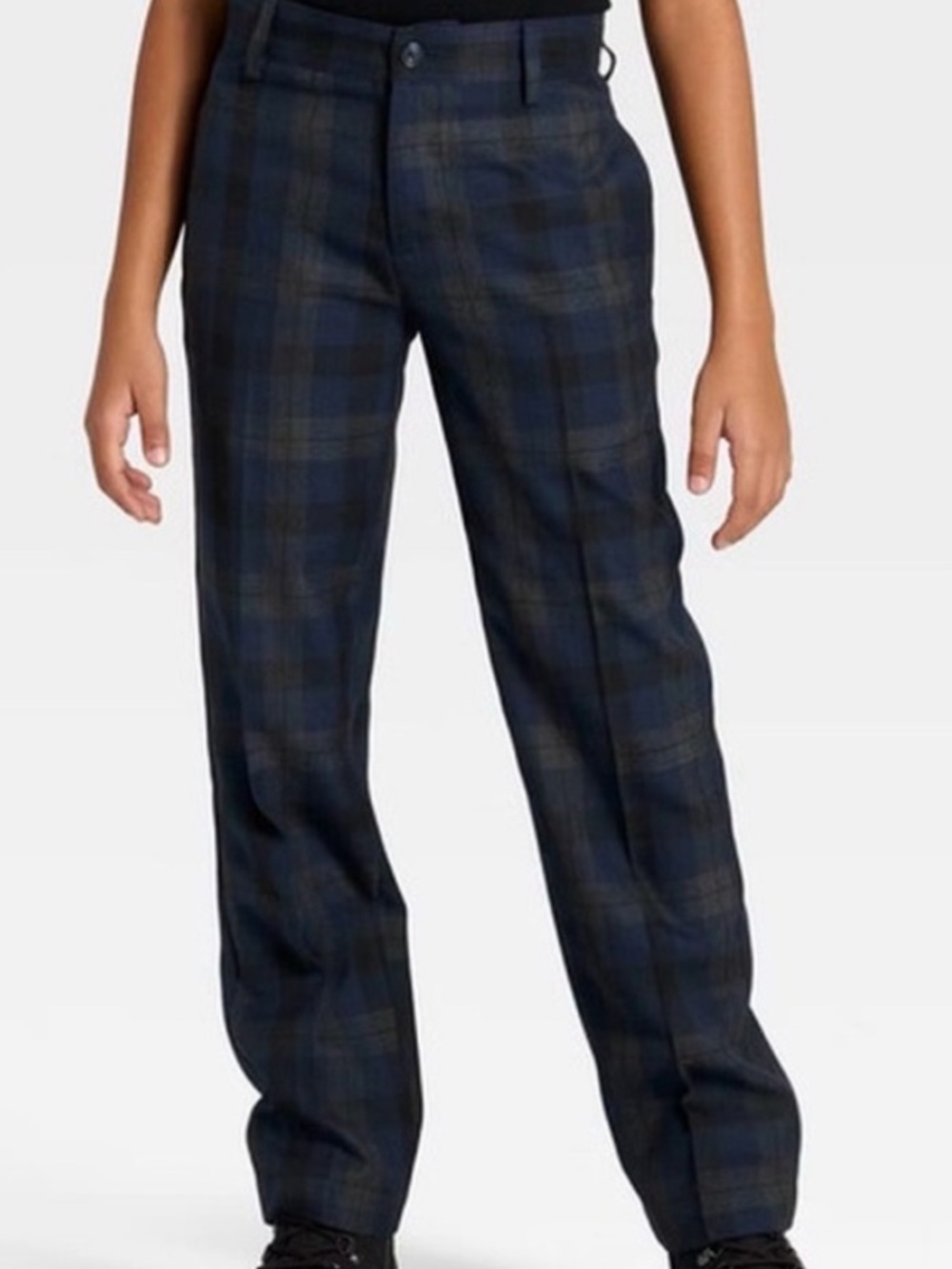 Cat & Jack Plaid Boys Dress Pants